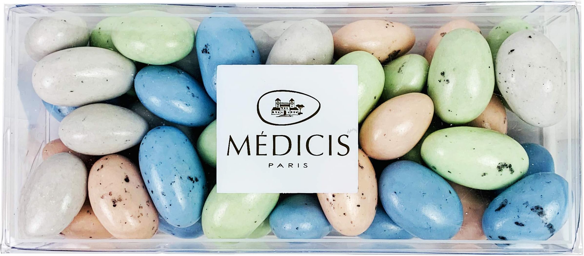 Medicis Lorenzo Easter Galet Chocolate Covered Candied Almonds 8.8 oz