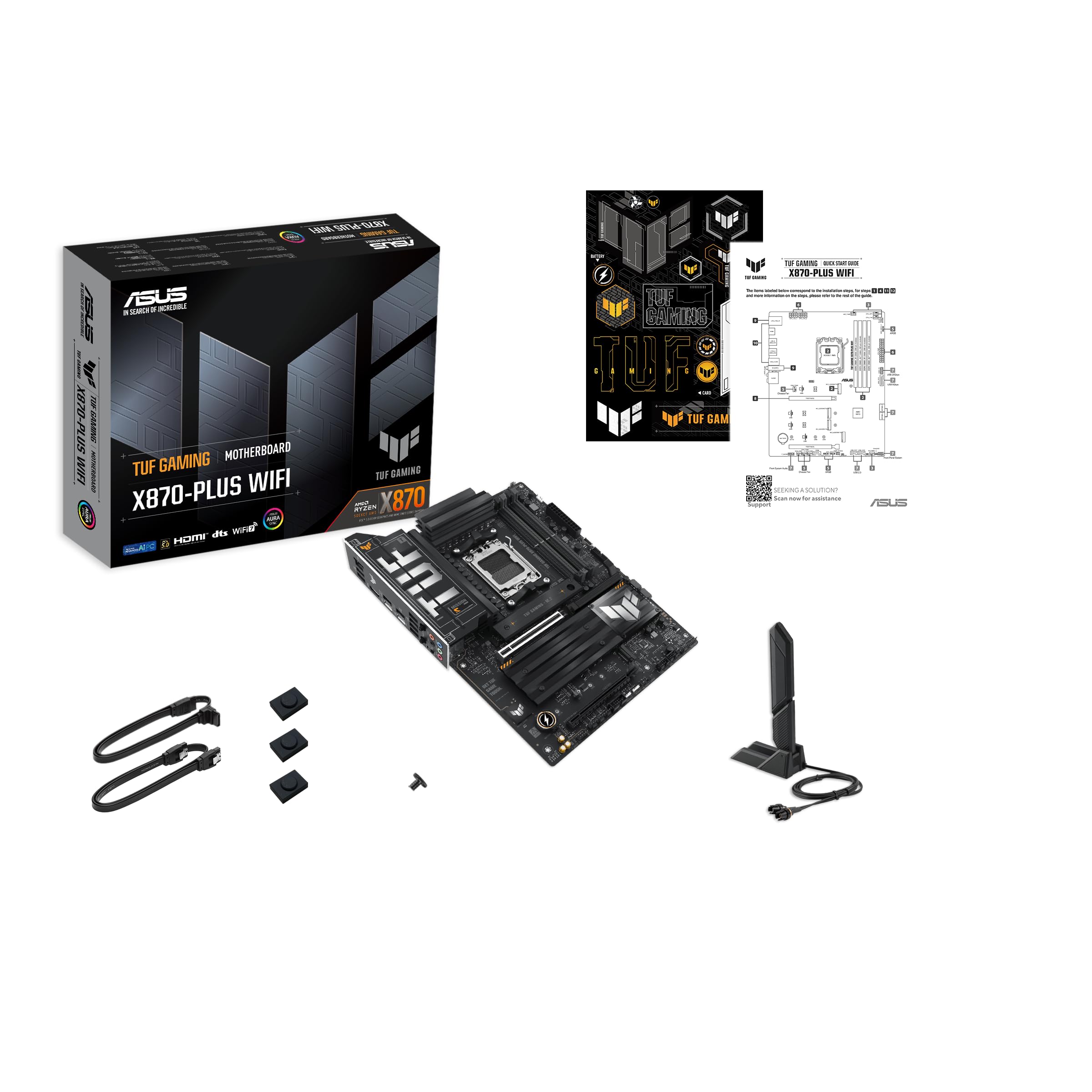 ASUS TUF GAMING X870E-PLUS WIFI7 Mainboard Sockel AMD AM5 7