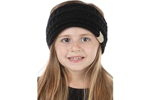 Funky Junque Kids Headwrap Headband Ear Warmer - Black