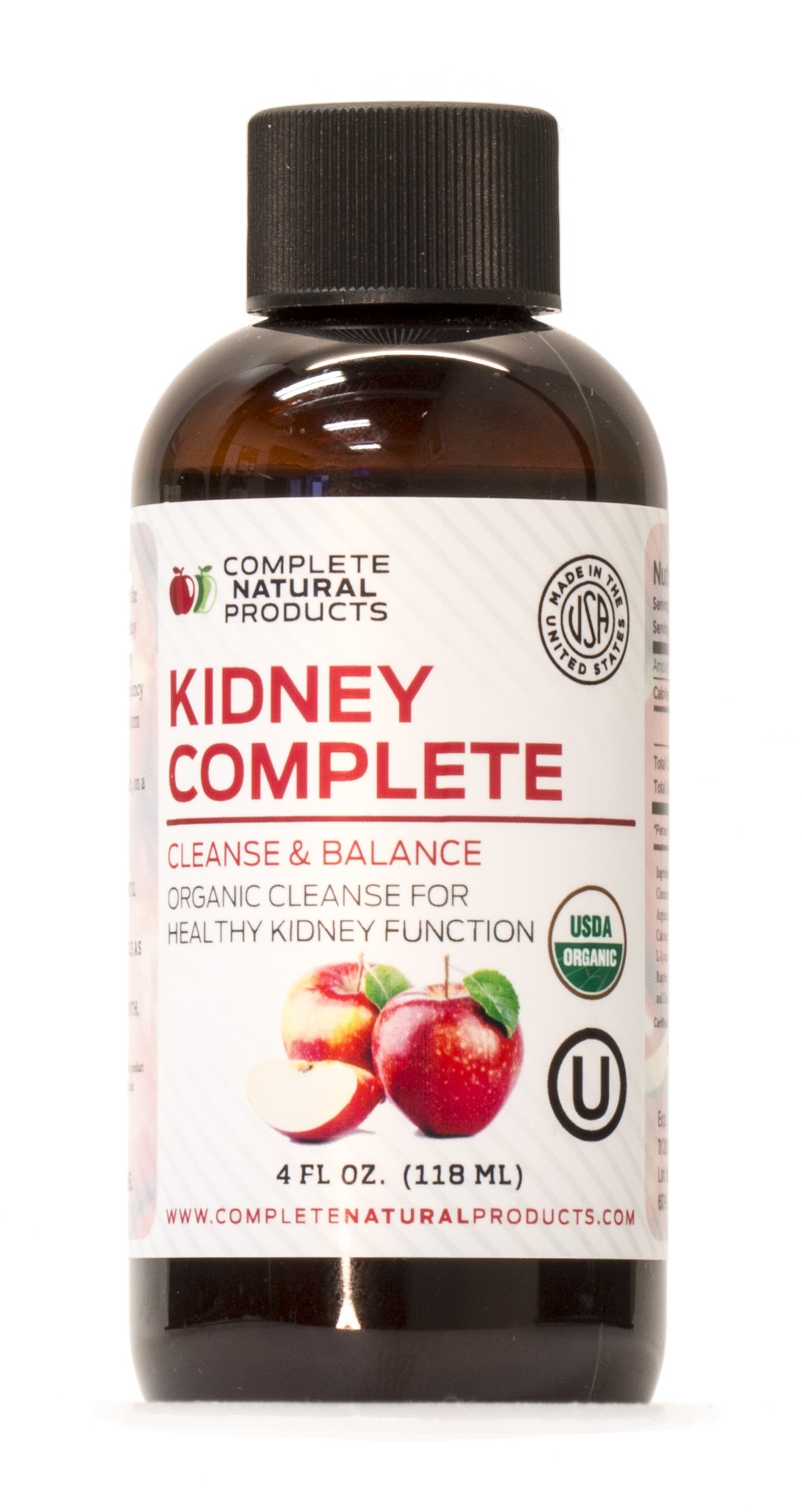 Buy Kidney Complete 4oz Organic Liquid Kidney Stone Breaker, Kidney Stone Dissolver & Natural