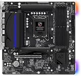 ASRock B760M PG RIPTIDE Motherboard Intel B760 DDR5 4 DIMM Micro ATX 2x M.2 view 2