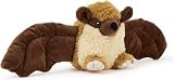 Zappi Co 100% Recycled Plush Bat Toy 13-15cm Soft Cuddly Animal view 2