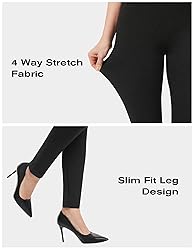 AFITNE Women's Yoga Dress Pants Skinny Pull On Work