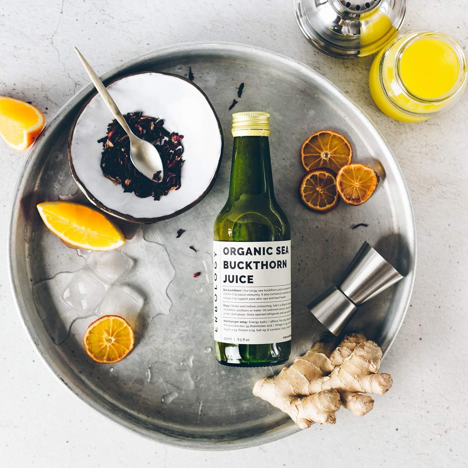 Erbology Organic Sea Buckthorn Juice 250ml, Supports Immunity and Boosts Energy, High in Vitamin C, Omega-7 and Beta-carotene - Image 5