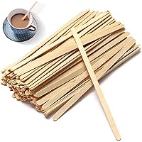 Coffee Stir Sticks, 7 Inches Wood Coffee Beverage Stirrers, Pack of 100, Stir Sticks Eco Friendly and Disposable