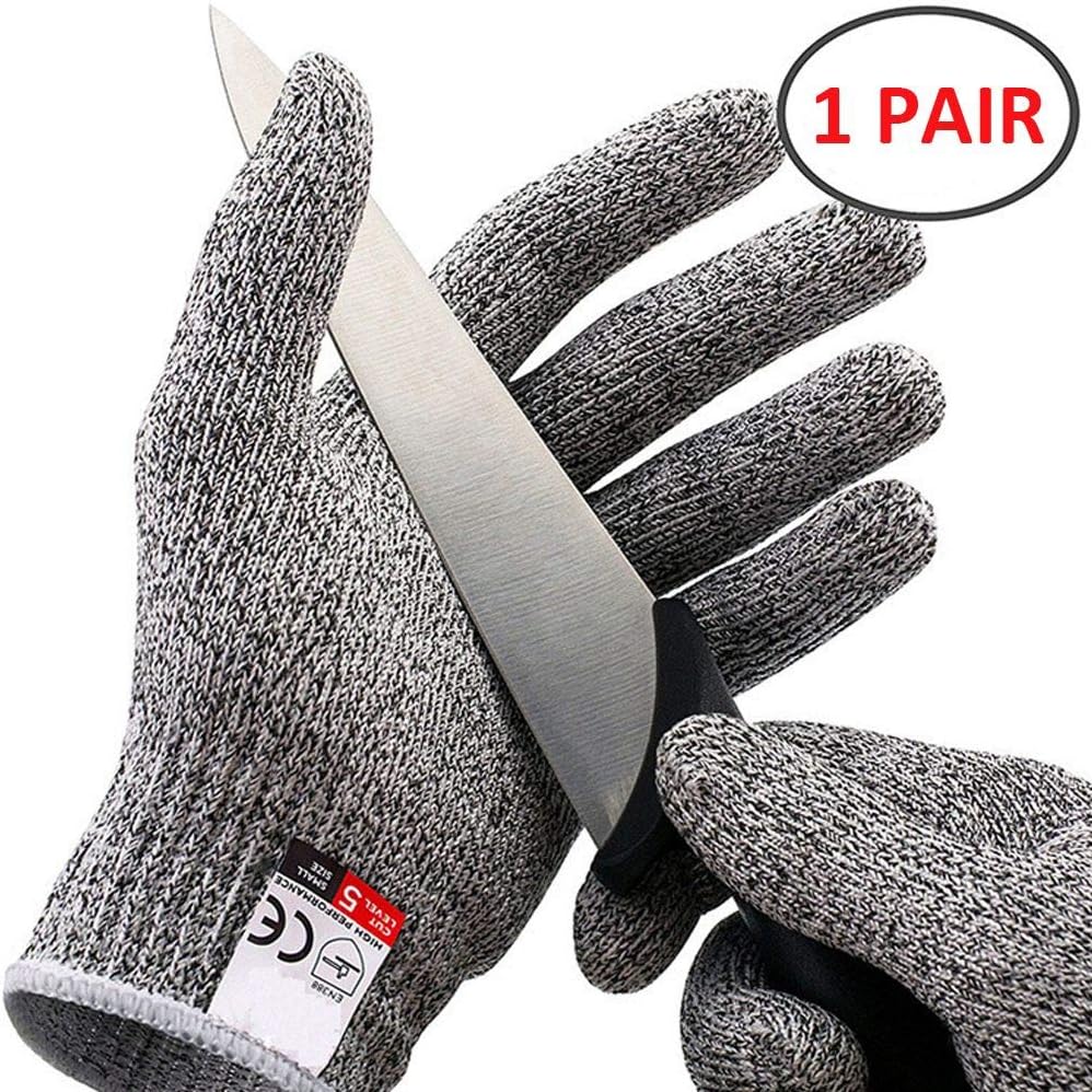 Cut Resistant Gloves Safety Work Gloves - Level 5 Cut Protection, High Performance Dexterity & Breathability, Comfortable - Size Small