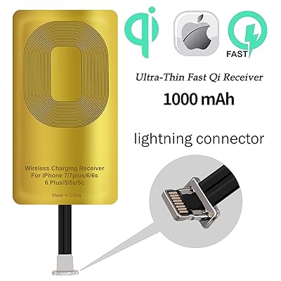 Adaptateur Récepteur Charge Sans Fil Qi Pour IPhone – Neuf