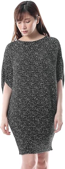 Amazon Co Jp Specchio スペッチオ シャトルプリーツ モノトーンプリント チュニック ワンピース 服 ファッション小物