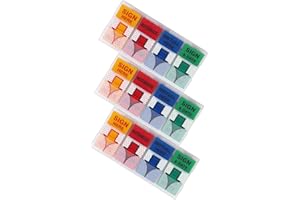 ANDOCA Message Flags Assorted Color,"Sign Here"/"Notarize"/"Initial Here"/"Sign and Date", 600 Pages Total, 0.98 x 1.77 Inch Wide, Easy to Post, 3 On-The-Go Dispensers/Pack