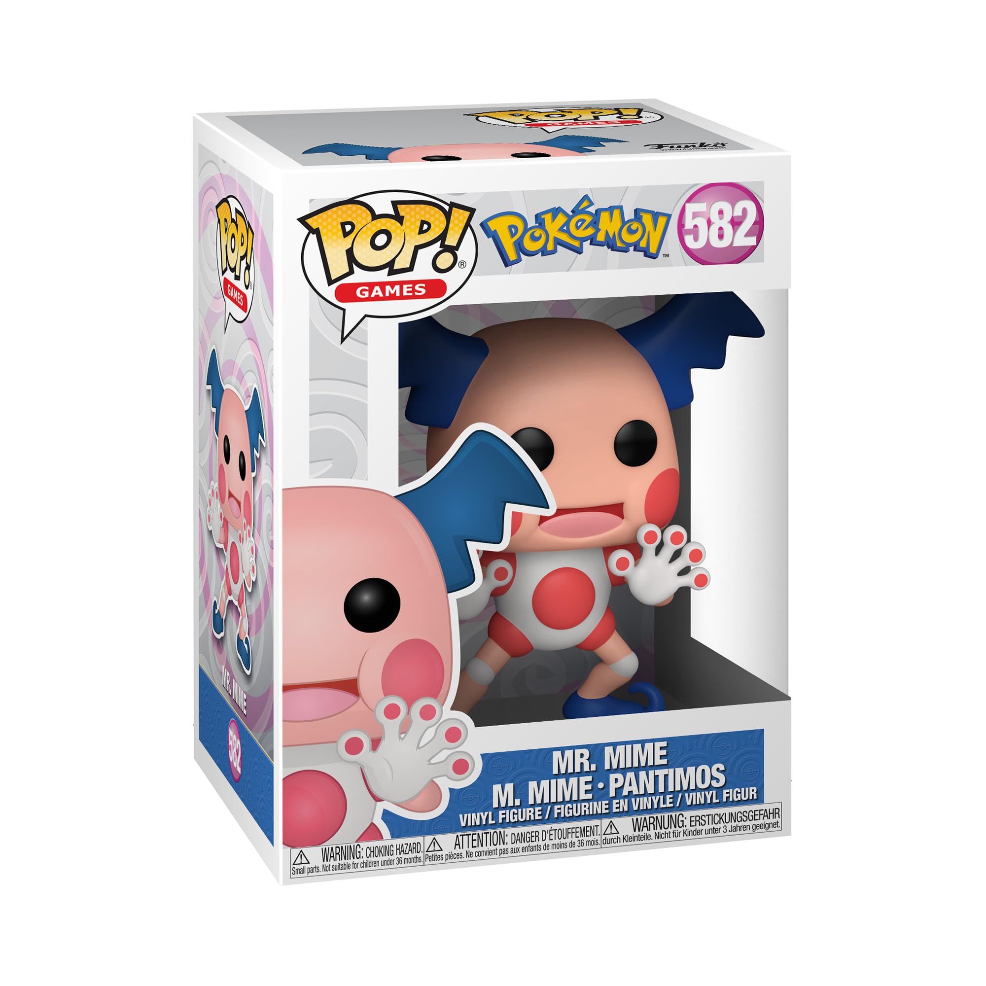 Funko POP! Games: Pokemon - Mr. Mime - Collectable Vinyl Figure - Gift Idea - Official Merchandise - Toys for Kids & Adults - Video Games Fans - Model Figure for Collectors and Display