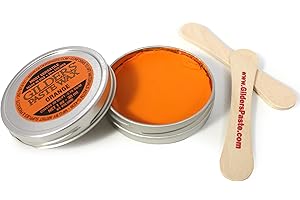 Gilders Paste Wax paste, Gilders paste wax 1 ounce canister, gilders wax paste 30 ml canister (ORANGE)
