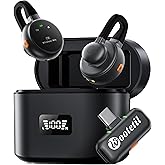 Wireless Lavalier Microphone for iPhone, iPad, Android - USB-C Plug Noise Cancelling Lapel Mini Mic with Charging Case, 30H Battery - Compact Clip-on Mic for YouTube, TikTok, Podcast, Video Recording