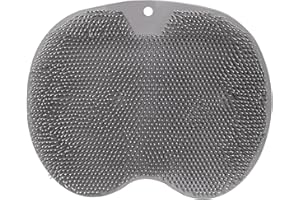 Shower Foot Scrubber,Back Scrubber for Shower for Foot Care Improve Foot Circulation (Gray)
