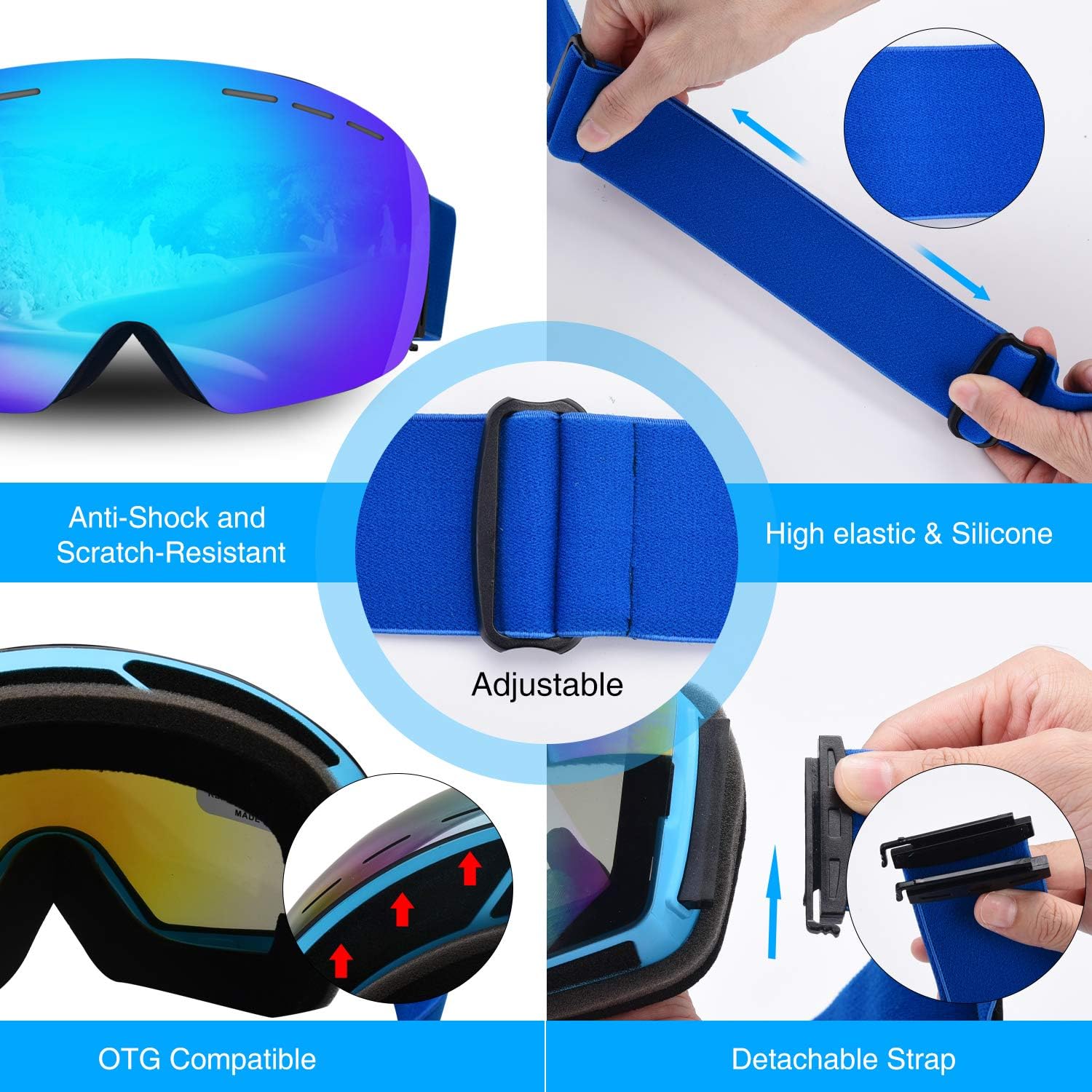 fogless ski goggles