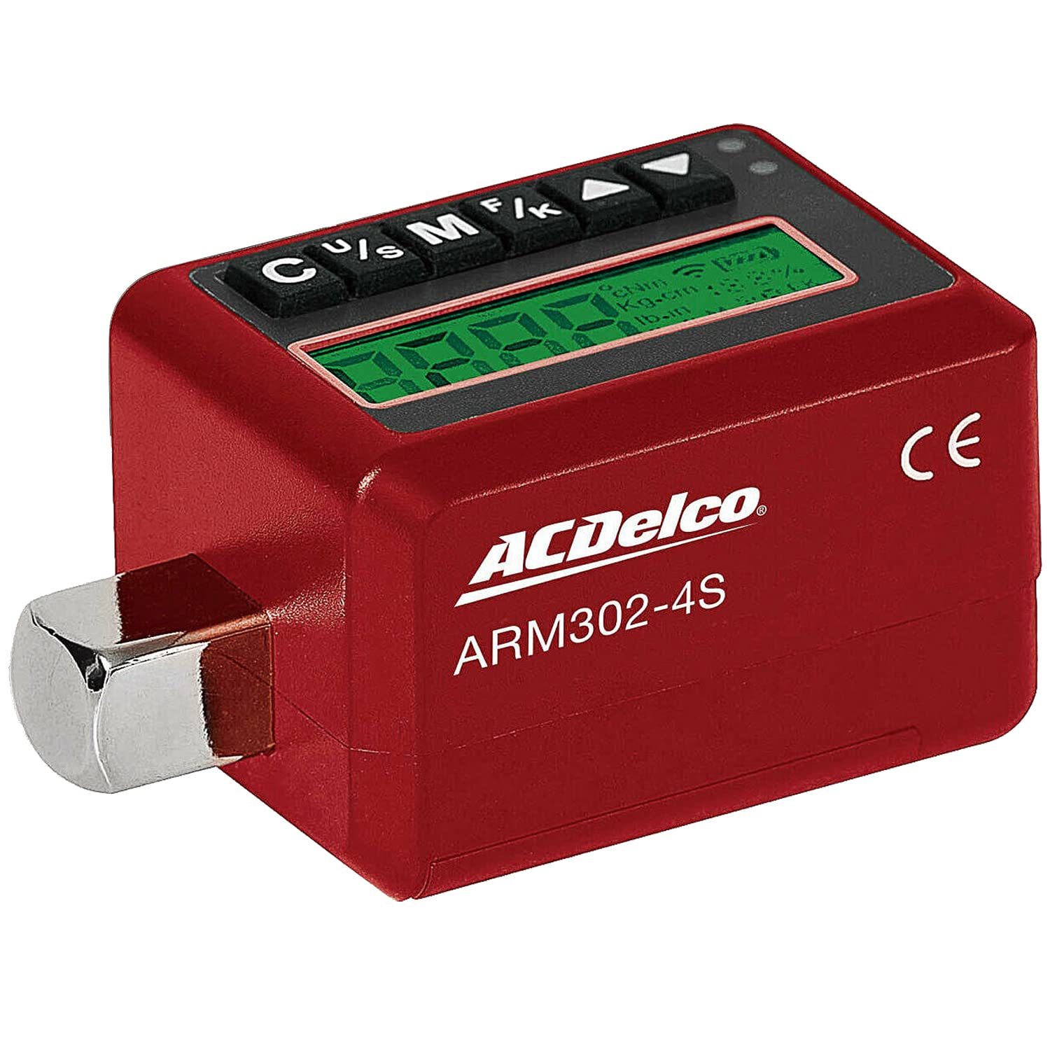 ACDelco Tools ARM302-4S 1/2 Inch Digital Torque Wrench with Buzzer and LED Flash Notification - ISO 6789 Standards with Certificate of Calibration