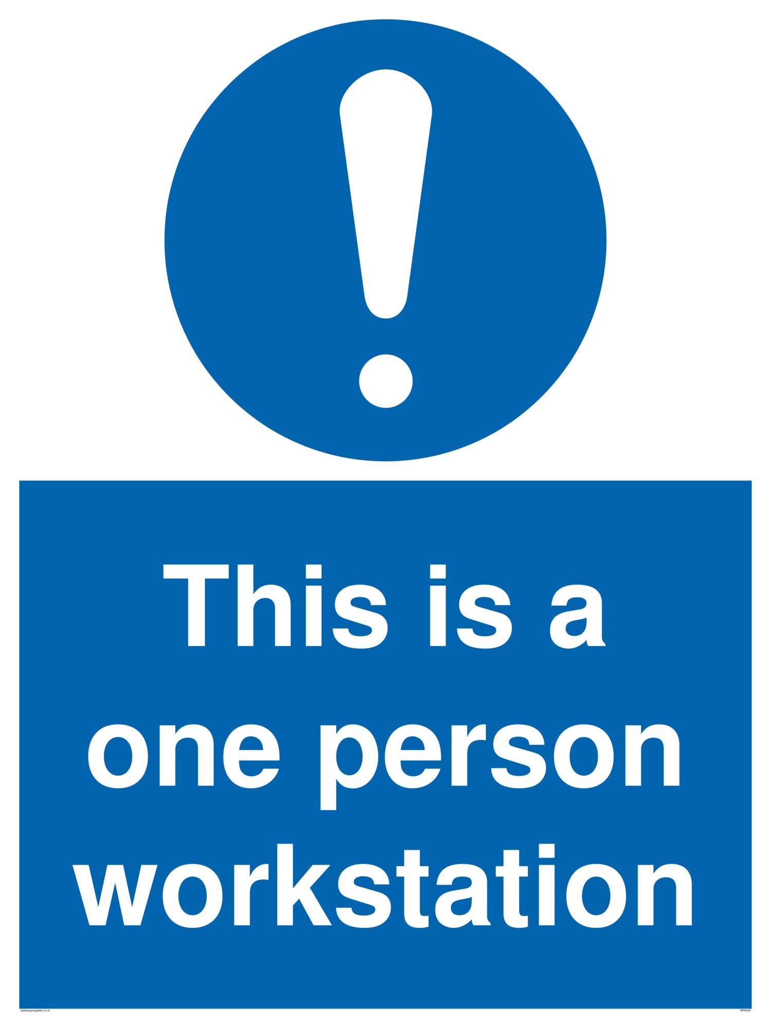 This is a one person workstation