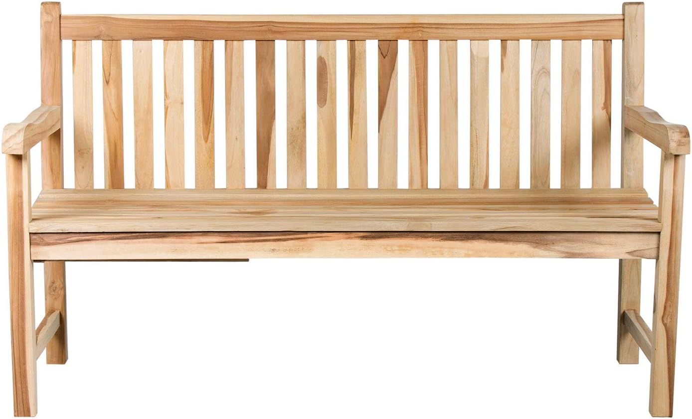 CHICREAT C80837 Garden Bench, brown Amazon.co.uk Garden & Outdoors