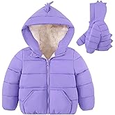 UNICOMIDEA Toddler Boys Girls Winter Coats Hooded Warm Puffer Jacket for Baby Outwear 6M-4T
