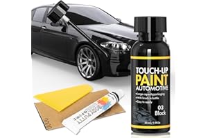 XTryfun Touch Up Paint for Cars Paint Scratch Repair Kit, Automotive Paint, Quick & Easy Fix Scratch Repair for Vehicles (Black)