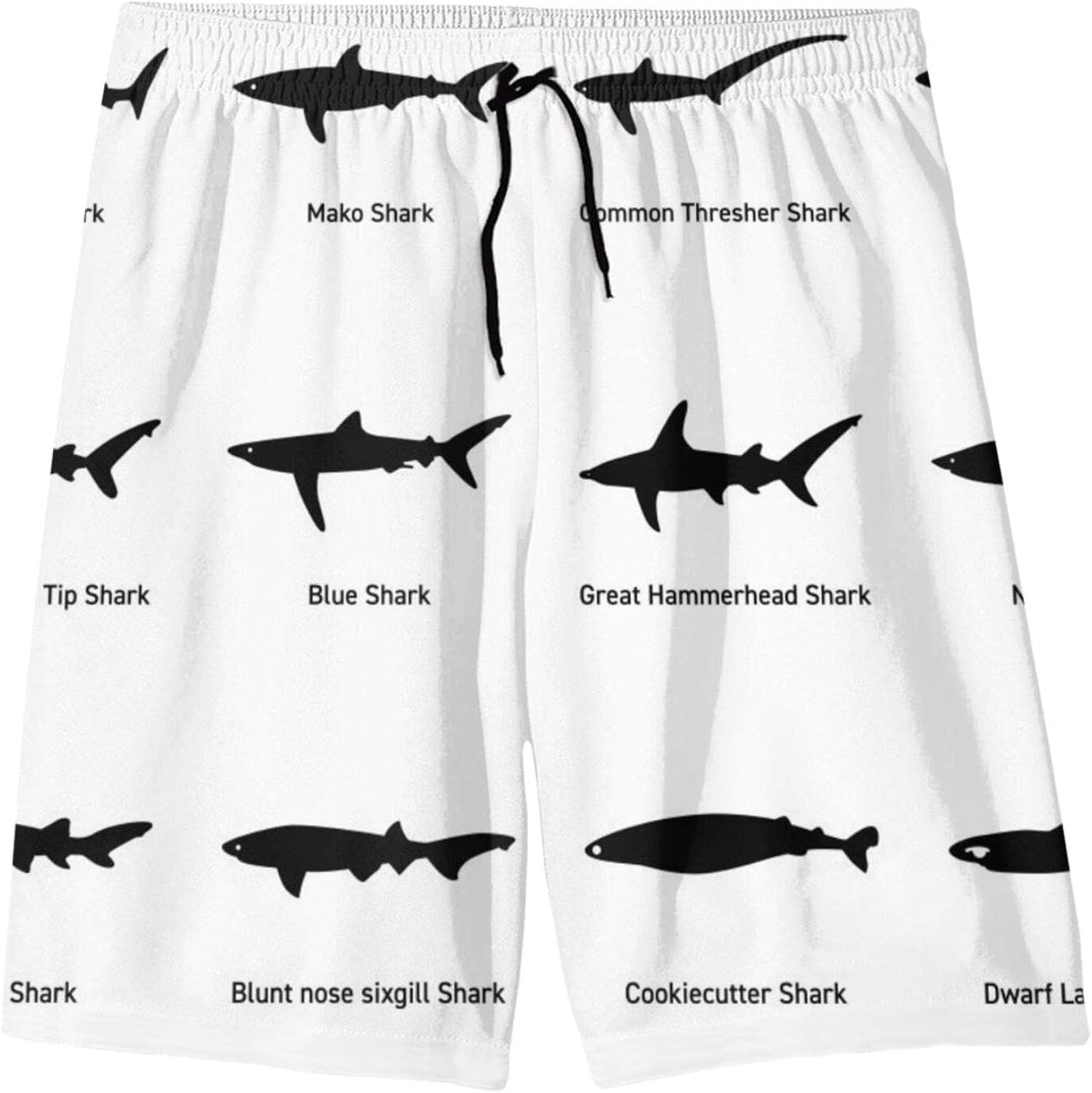 Amazon Co Jp 水着 メンズ ビーチパンツ さめ フカ 種類 認識 海パン ショートパンツ サーフパンツ 短パン 夏 速乾 通気 防水速乾 男 水陸両用 おしゃれ Bolaco 服 ファッション小物