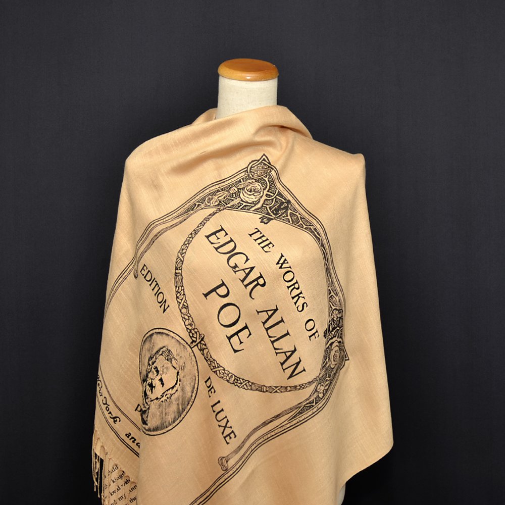 Annabel Lee by Edgar Allan Poe Shawl Scarf Wrap Annabel Lee by Edgar Allan Poe Shawl Scarf Wrap