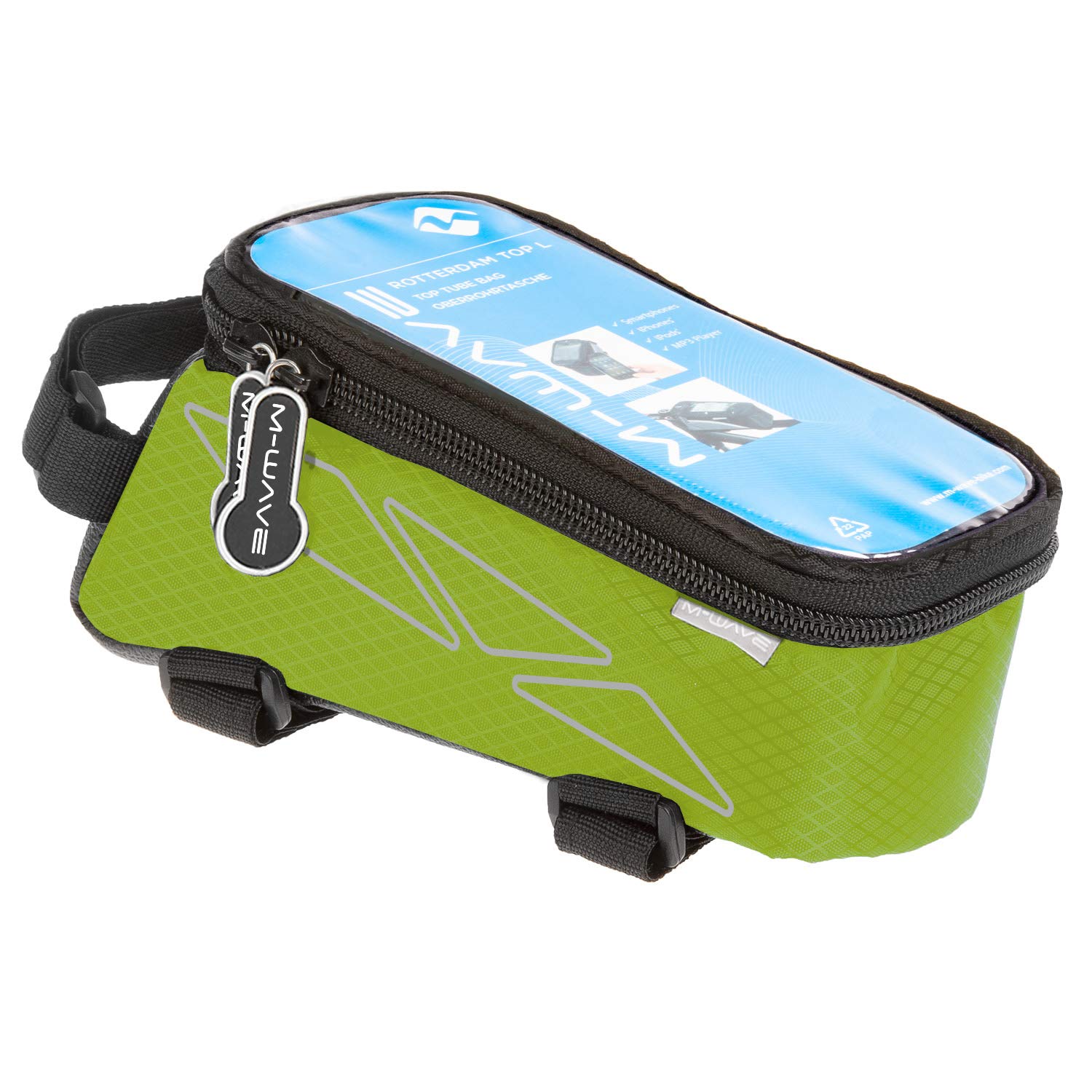M-Wave Rotterdam L Top Tube Bag - Green