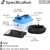 Oypla 2000W Wallpaper Stripper Steamer 4.5L Tank 70min 3m Hose view 2
