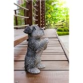 Hi Line Gift Ltd Praying Schnauzer Puppy Statue Figurine