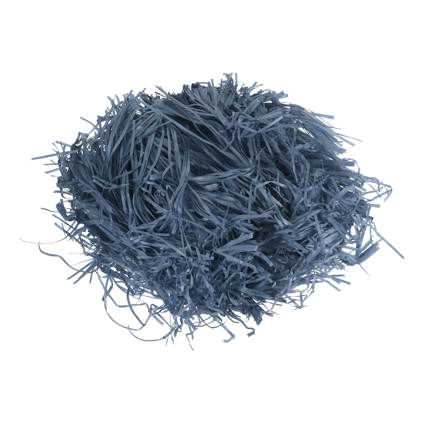 PATIKIL 0.9LB/400g Raffia Paper Shreds, 4 Pack Cut Paper Shred Confetti Filler for DIY Crafts Tissue Gift Wrapping Basket Filling, Dark Blue