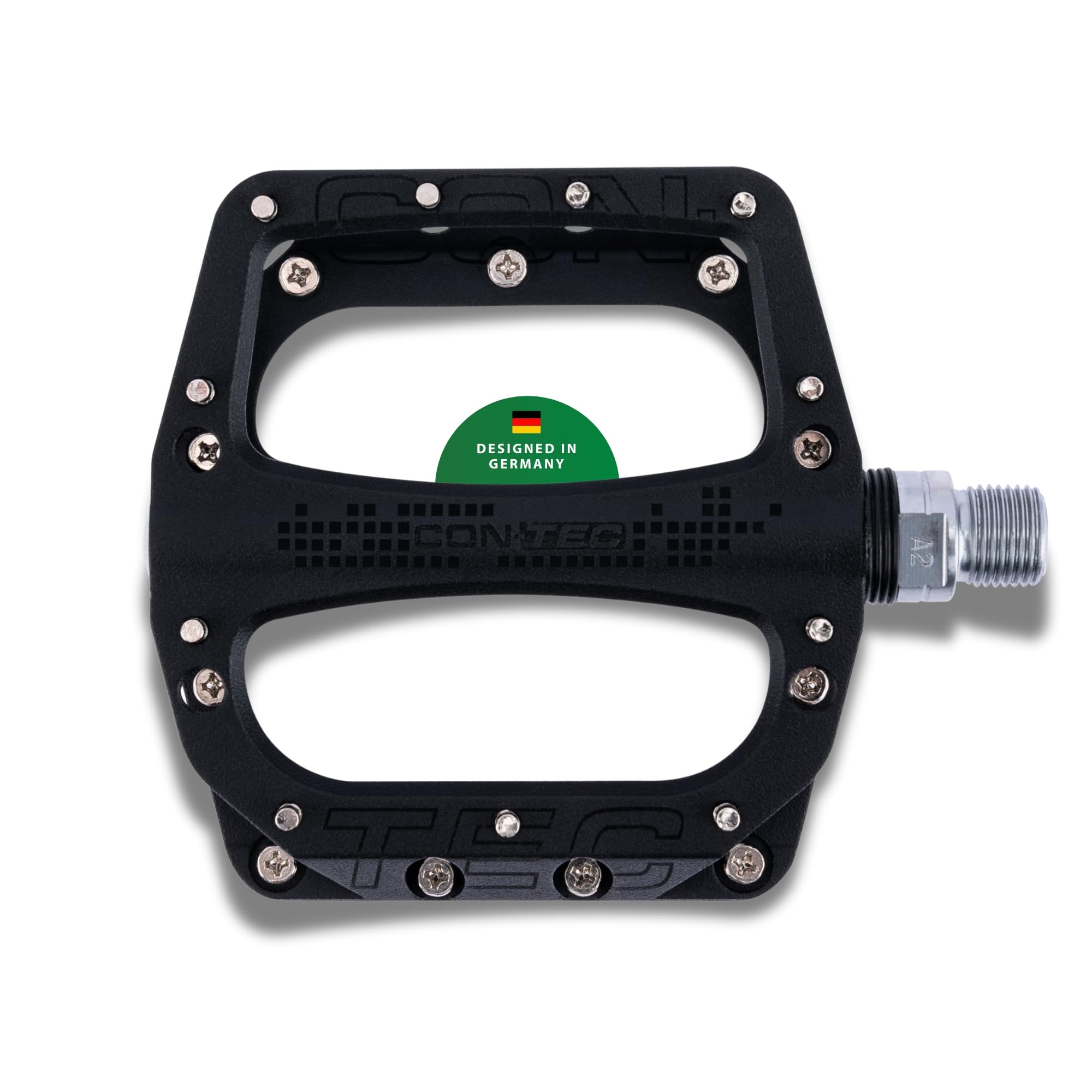 Contec Unisex - Adults Spike.22 Freeride Pedal, Black, 9/16"