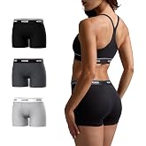 Woxer Womens Boxers - Star 3" Boy Shorts Underwear for Women - Boxer Briefs