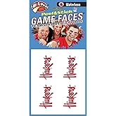 Fan-A-Peel Nebraska Waterless Temporary Tattoos - Hypoallergenic Peel and Stick Waterproof Temporary Tattoos - Officially Licensed