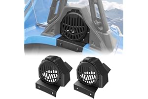 XUTVOTOR 6.5" Rear Speaker Enclosures Pods for Polaris Slingshot, UTV Surround Rear Seat Speaker Mount Brackets for Polaris Slingshot S SL SLR R LE 2015-2025 Accessories (Speakers Not Included)