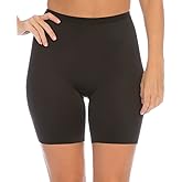 SPANX Assets Red Hot Label Mid-Thigh Primer Lightweight Slimming Shorts (Medium, Black)