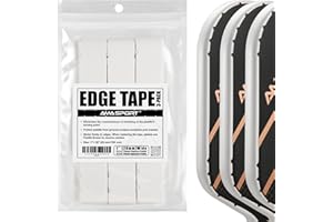 PICKLETECH Pickleball Paddle Protection Tape - Paddle Head Edge Guard - Racket Edge Protection Tape -Fit Perfectly Curved Edge -No Wrinkling