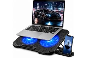 Base para Notebook até 15,6" com Cooler Silencioso, Ajuste Ergonômico de Altura, Alimentação USB, Base Antiderrapante, Refrig