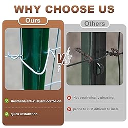 T-Post Clips Fence Wire Clips Galvanized Steel