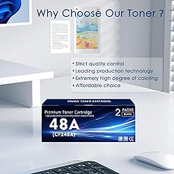 48A Toner Cartridge 2-Pack Replacement for HP 48A