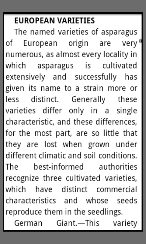 Asparagus, its Culture for Home Use and for Market