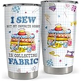 SANDJEST Sewing Tumbler 20oz Stainless Steel Insulated Travel Mug Cup for Women Girls Grandma Mom Sewing Gifts for Birthday Christmas Mothers Day