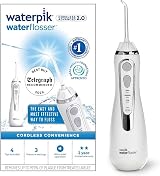 Waterpik WP-580UK Cordless Advanced Water Flosser White 3 Settings USB