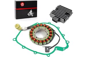 Stator & Regulator Rectifier Gasket Compatible with Yamaha Grizzly 660 YFM 660 Rhino 660 YXR660 2002-2008 5KM-81410-01-00 5BN