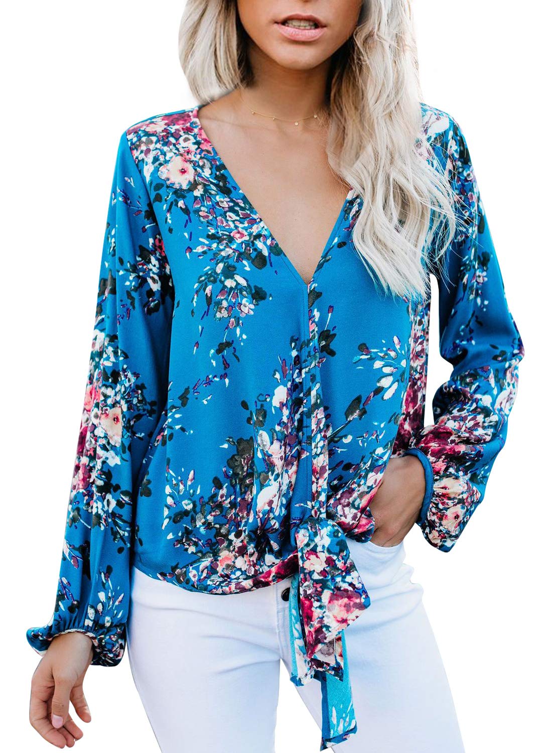 v neck flowy top