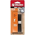 VELCRO Brand Sleek and Thin for Fabrics | 3ft x 3/4in Tape, Black | Soft on Skin Ultra Light with Sewing Lane Technology,