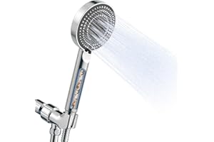 OFFO Filtered Shower Head with Handheld, 20 Stage Shower Head with Filters with 1.5m Stainless Steel Hose & Holder, High Pres