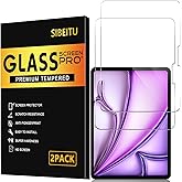 SIBEITU 2 Pack Screen Protector for iPad Air 13 Inch M3 2025 & M2 2024 (7th/6th Generation), HD Scratch Resistent Film for iPad Air 7th/6th Gen, Case Friendly & Apple Pencil Compatible Touch Sensitive