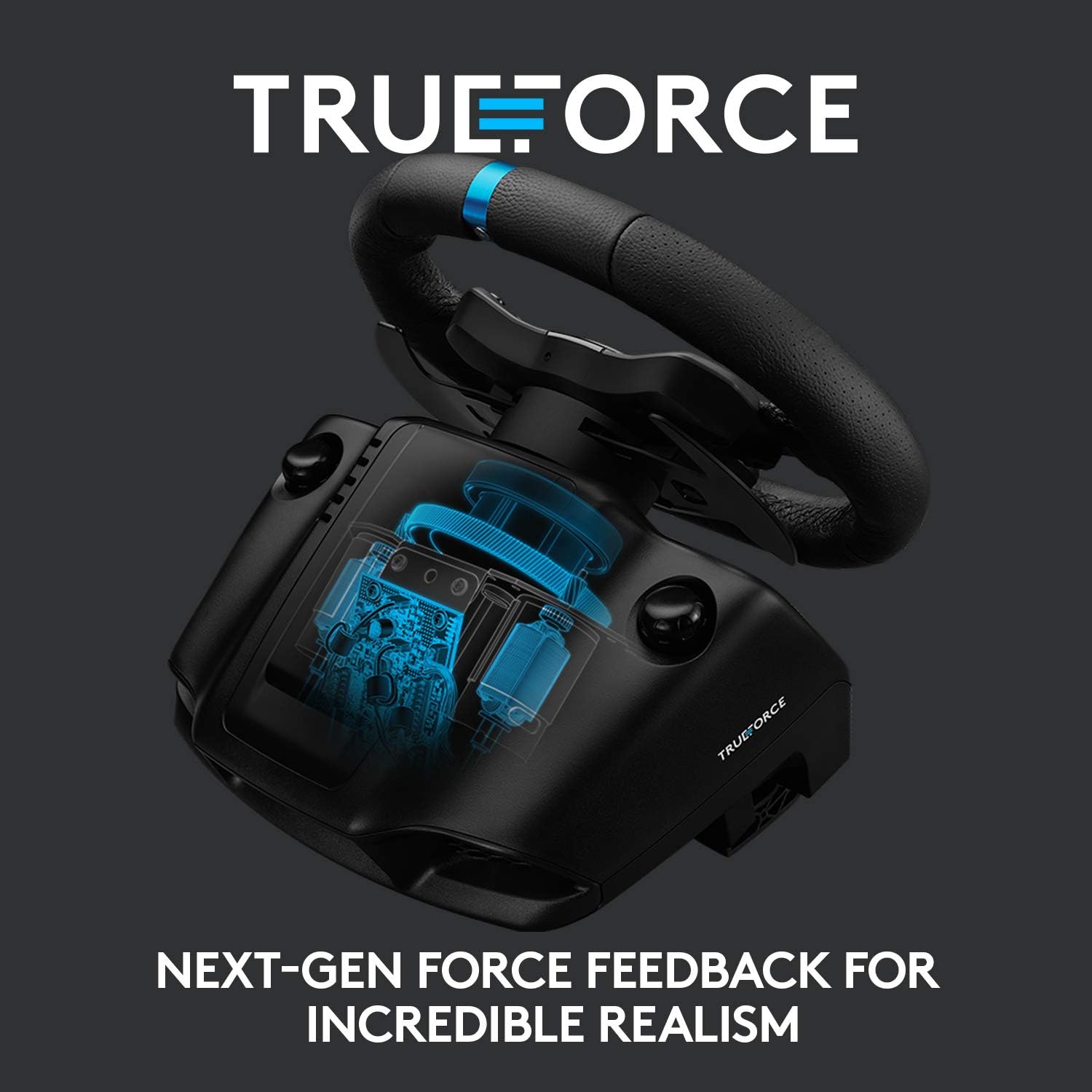 Logitech G G923 Racing Wheel and Pedals, TRUEFORCE up to 1000 Hz Force Feedback, Responsive Driving Design - Image 4