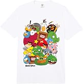 Angry Birds Piggy &amp; Bird Pile Comfort Colors Adult Heavyweight T-Shirt