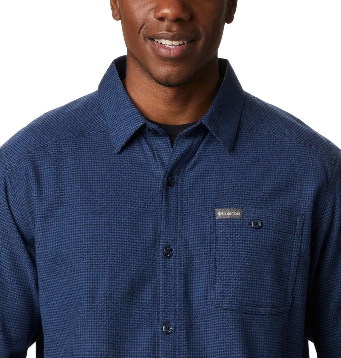 Columbia Men's Cornell Woods Flannel Long Sleeve Shirt: Clothing