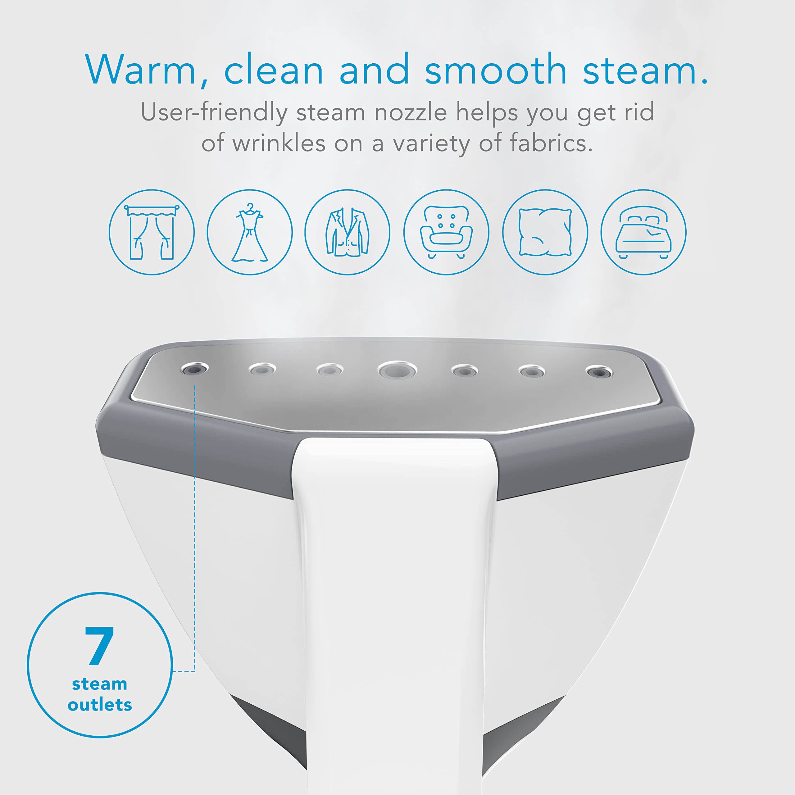 Steamfast VIRTUOSO Handheld Garment Steamer, White